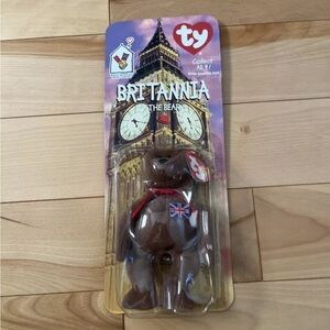 TY Beanie Baby Rare Britania The Bear McDonalds 1997 MINT WITH ERRORS